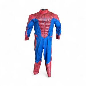 Youth Boys The Disney Store Spiderman Muscle Cosplay Halloween Costume - XS (4)